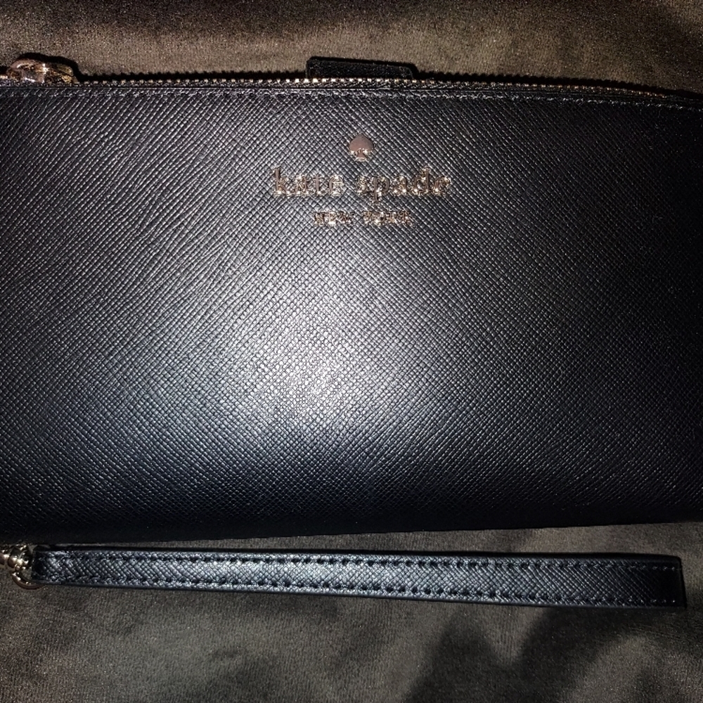 Kate Spade Black Wristlet